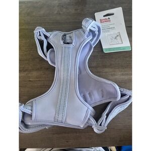 Reflective + Comfort Adjustable Dog Harness -‎ Lilac - Boots & Barkley Size Med